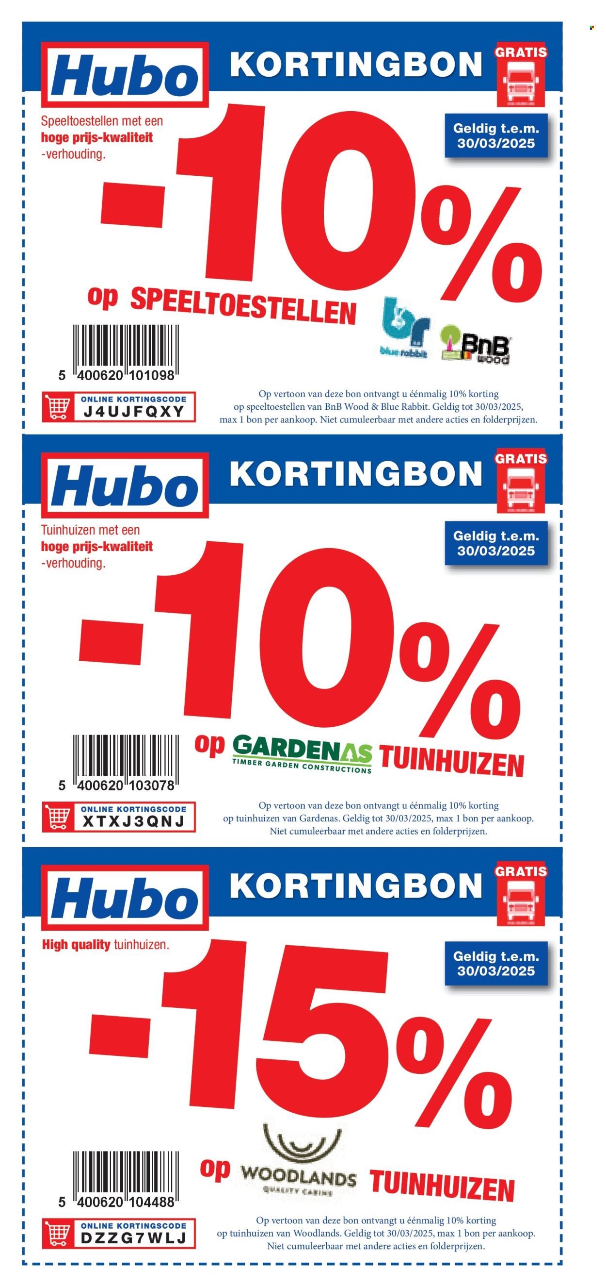 Catalogue Hubo. Page 1