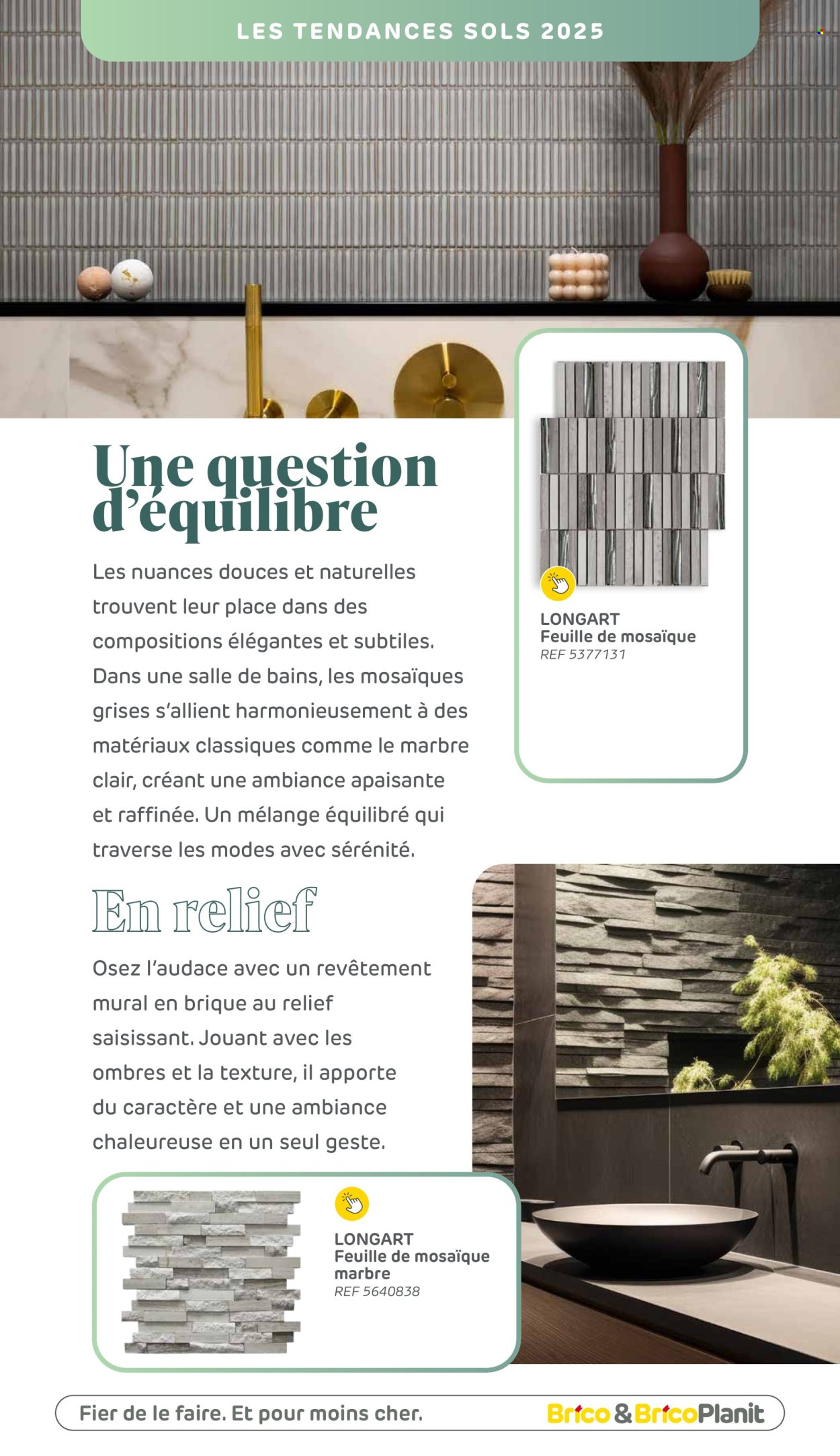 Catalogue Brico. Page 1