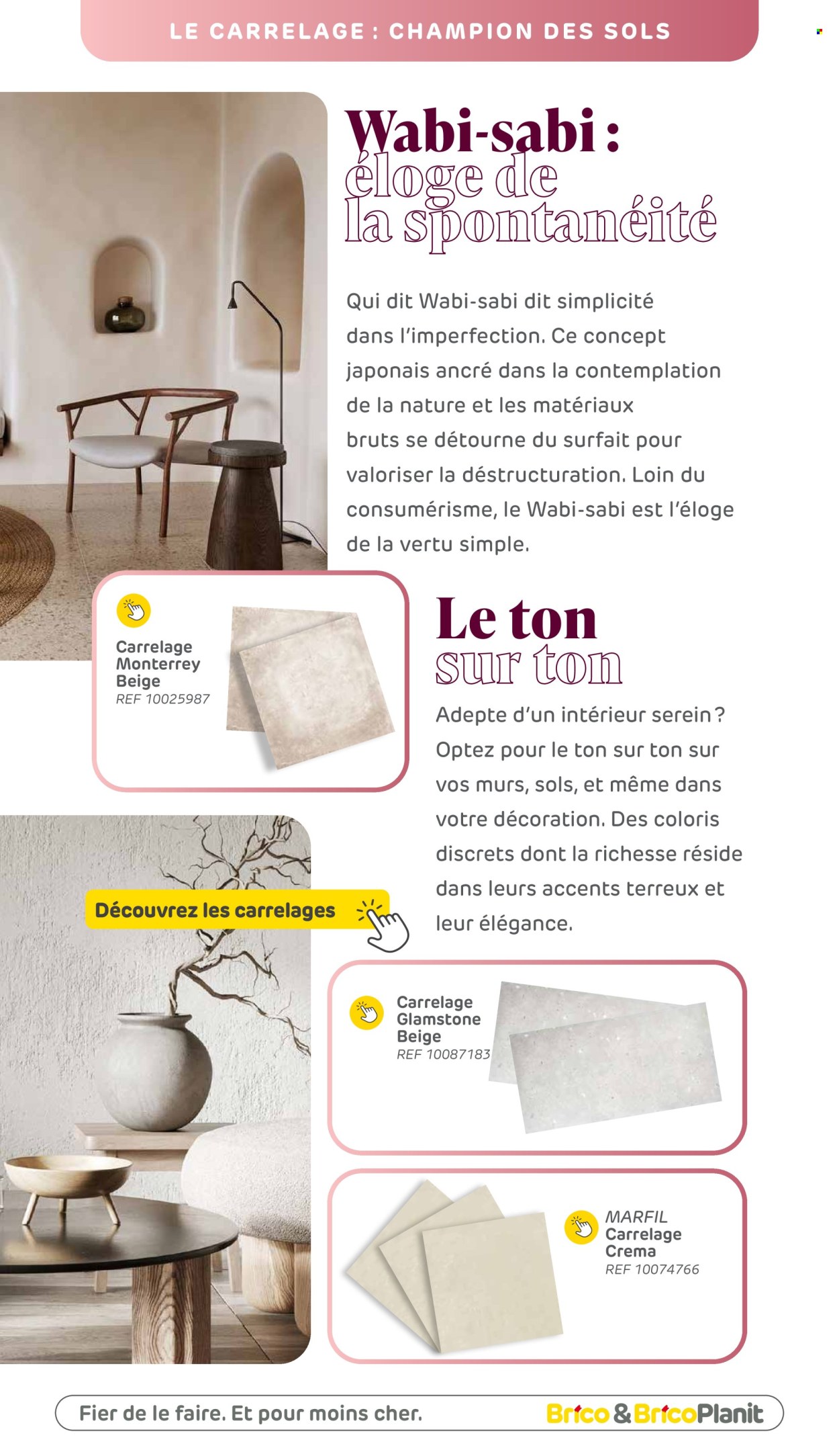 Catalogue Brico. Page 1