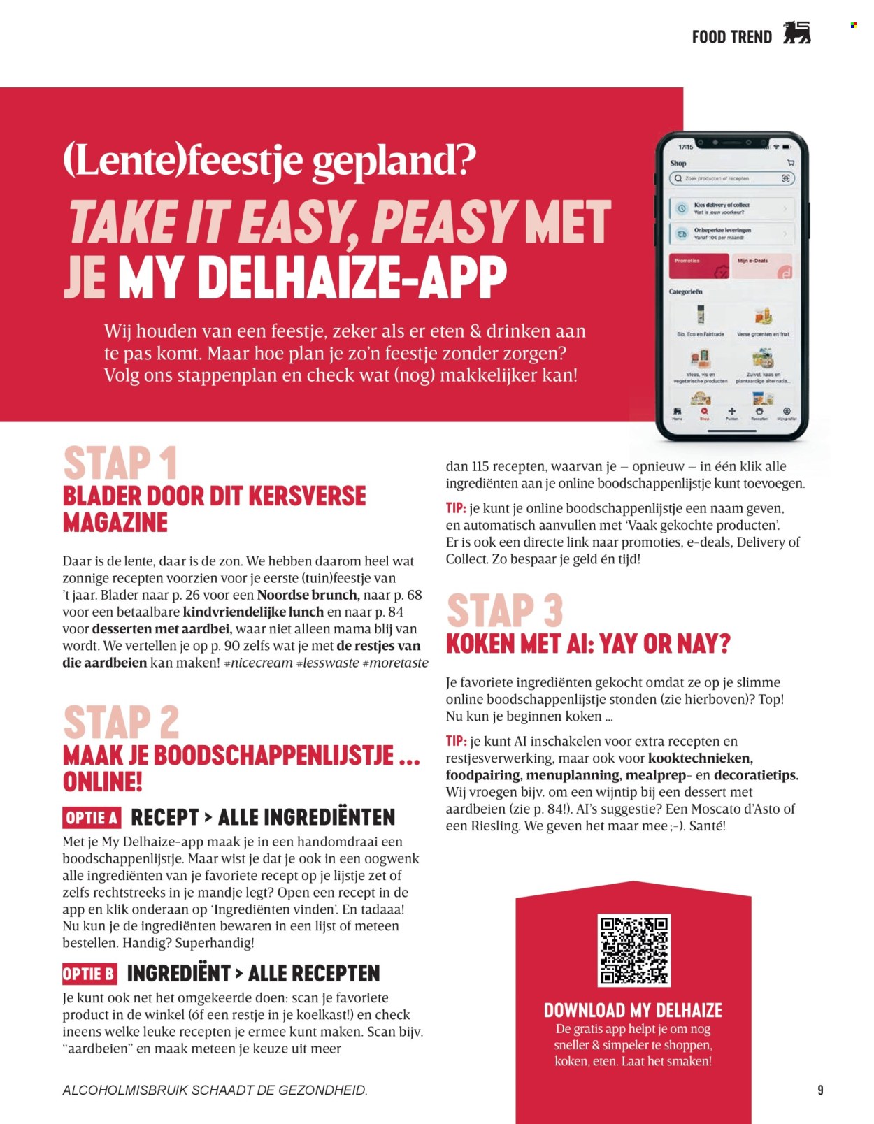 Catalogue Delhaize. Page 1