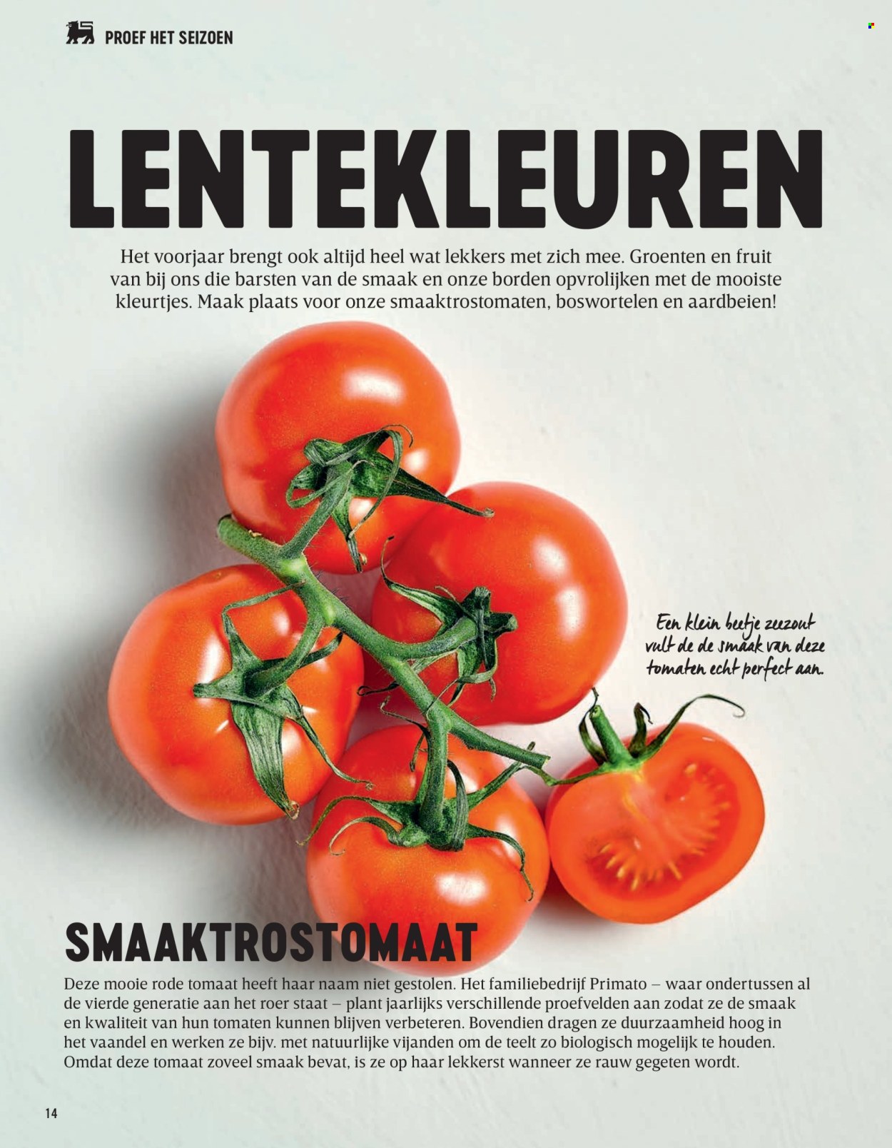 Catalogue Delhaize. Page 1