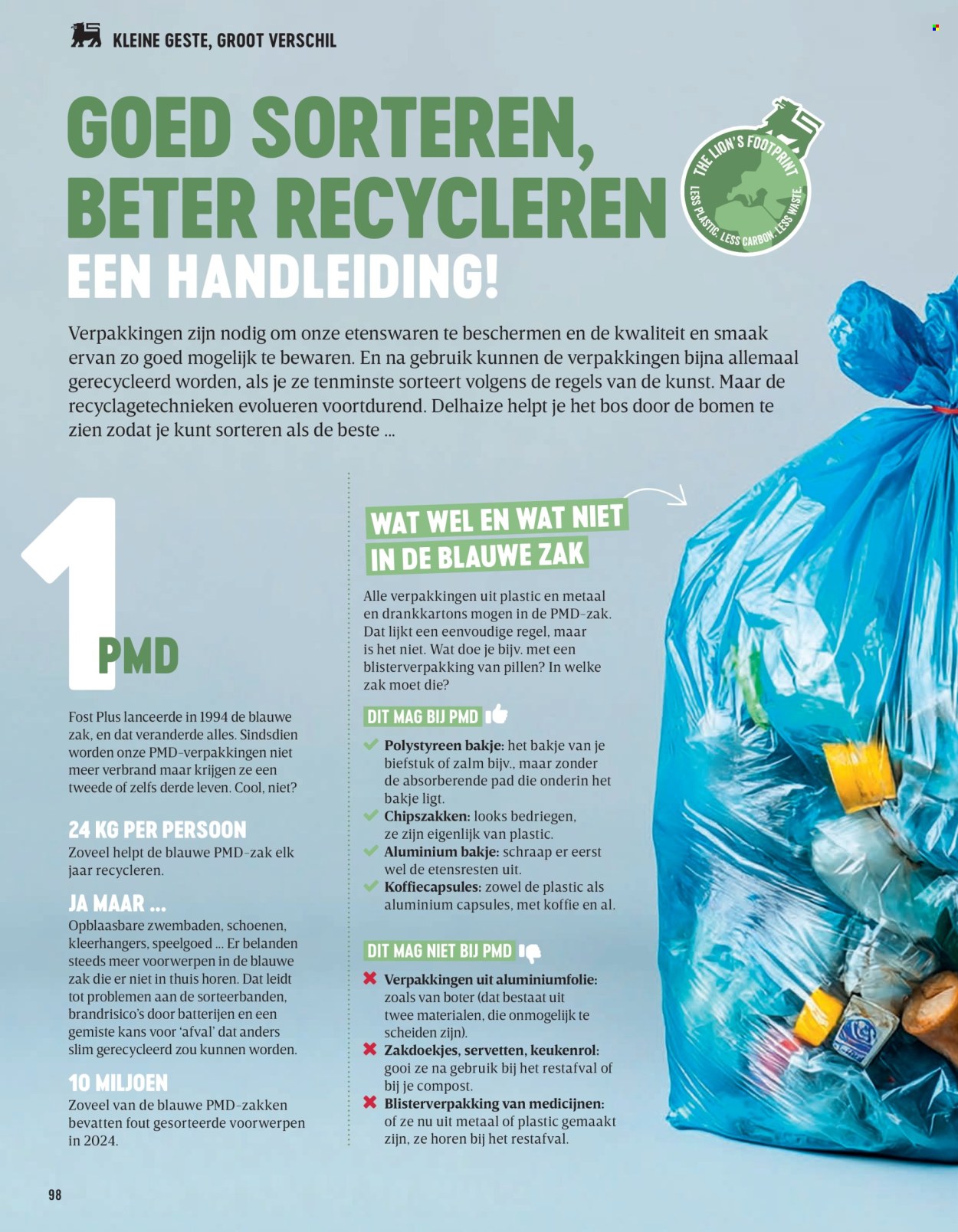 Catalogue Delhaize. Page 1