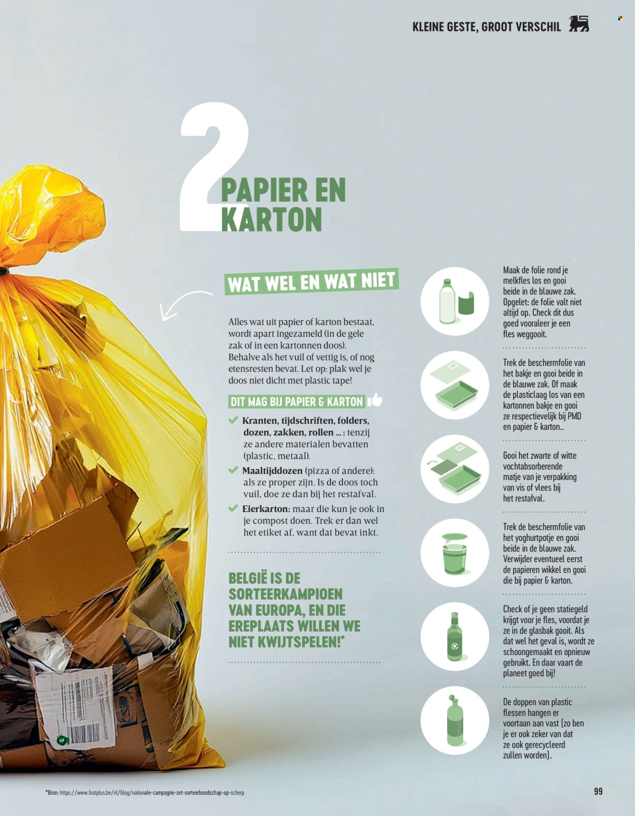 Catalogue Delhaize. Page 1