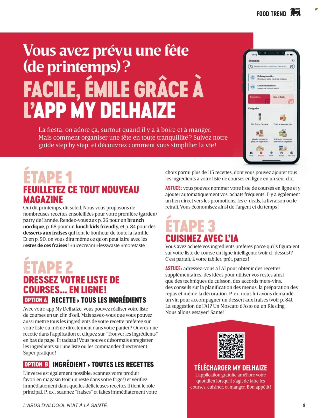 Catalogue Delhaize. Page 1