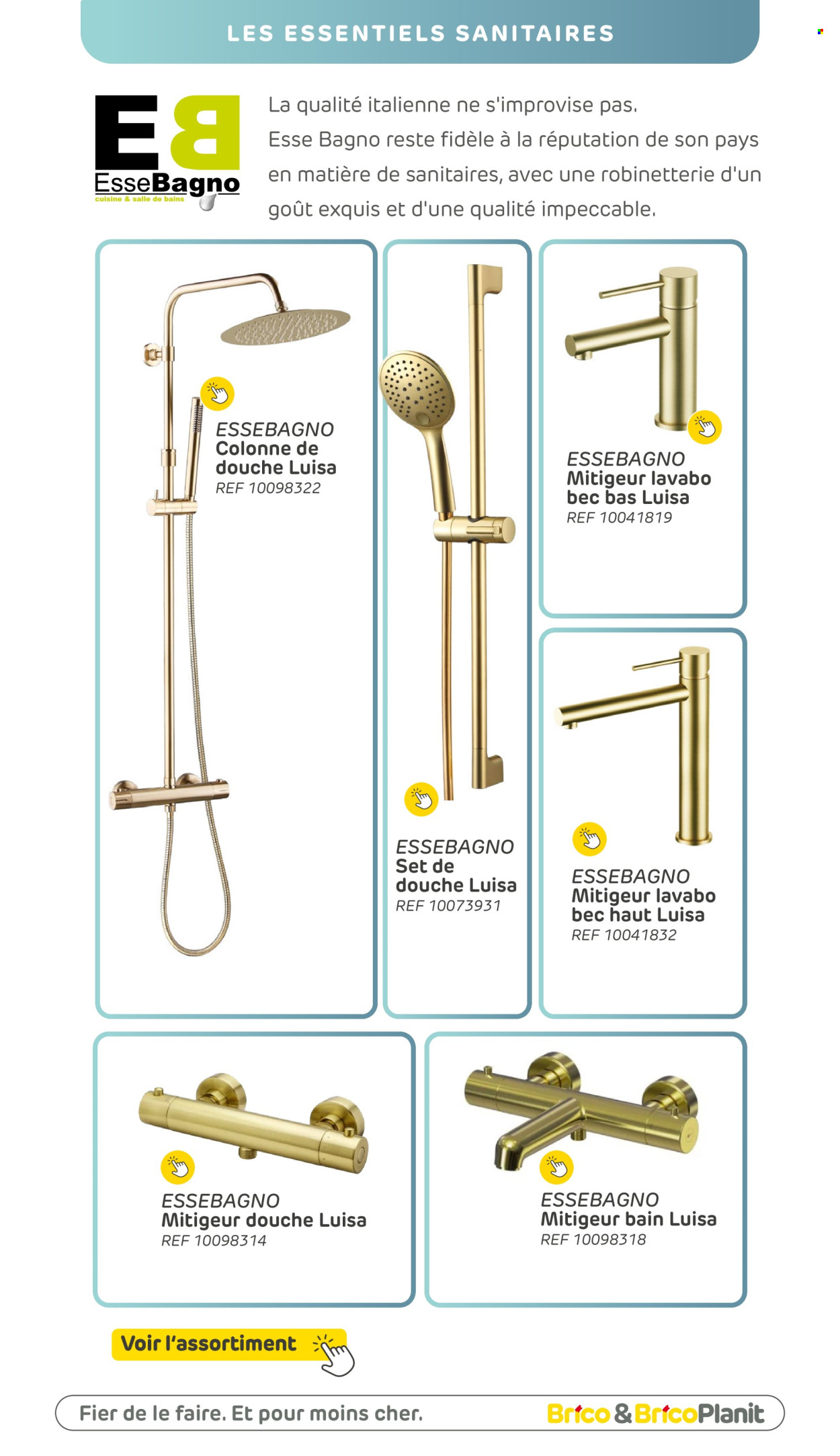 Catalogue Brico. Page 1