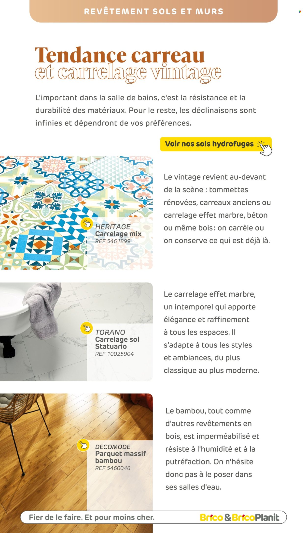 Catalogue Brico. Page 1