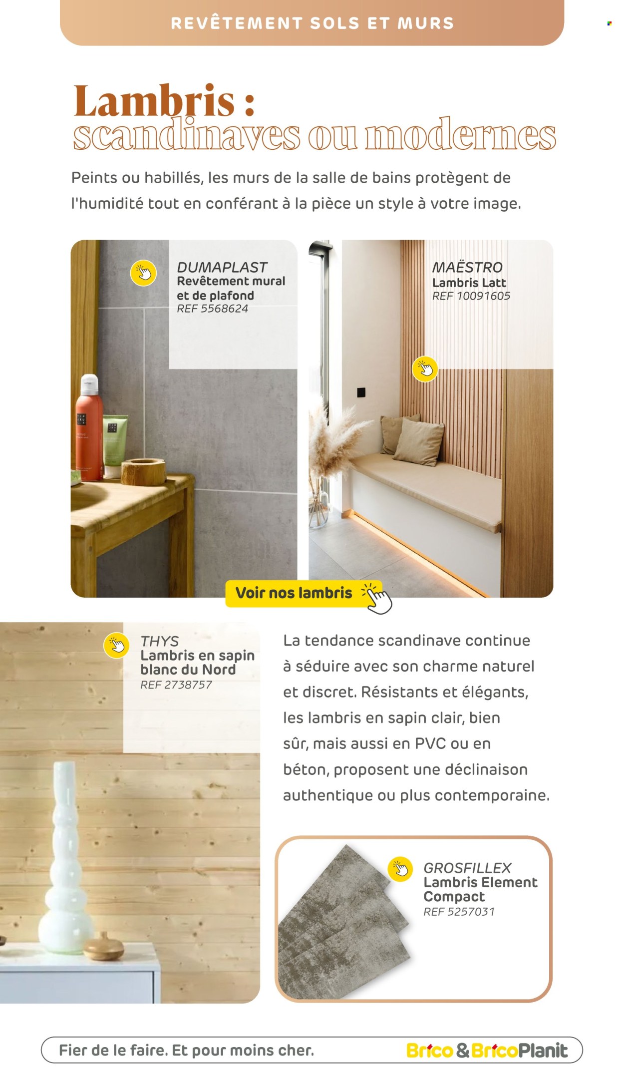 Catalogue Brico. Page 1
