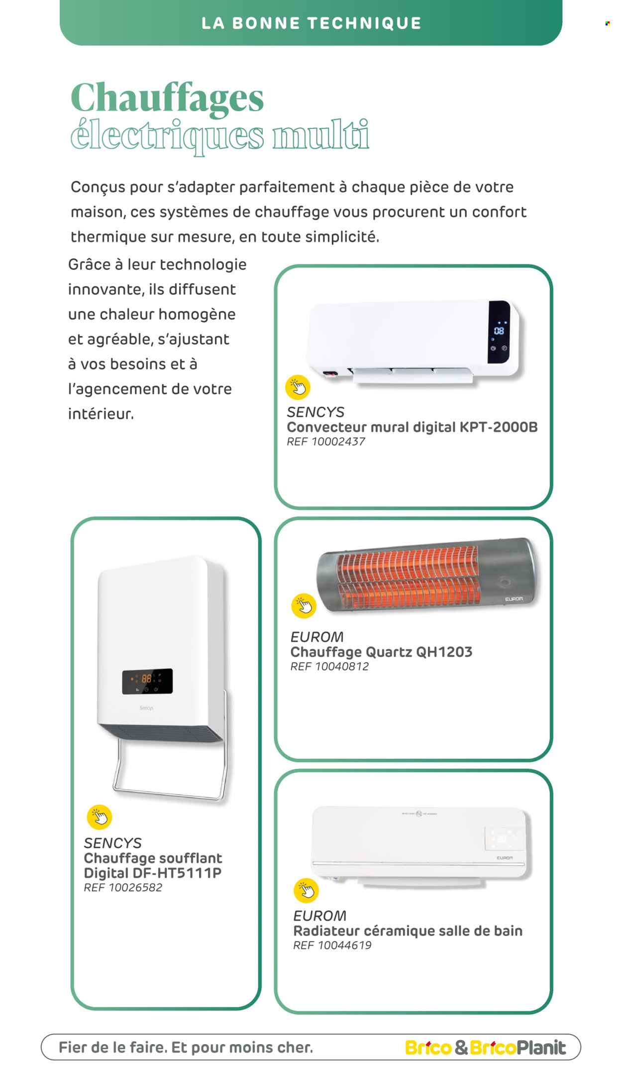 Catalogue Brico. Page 1