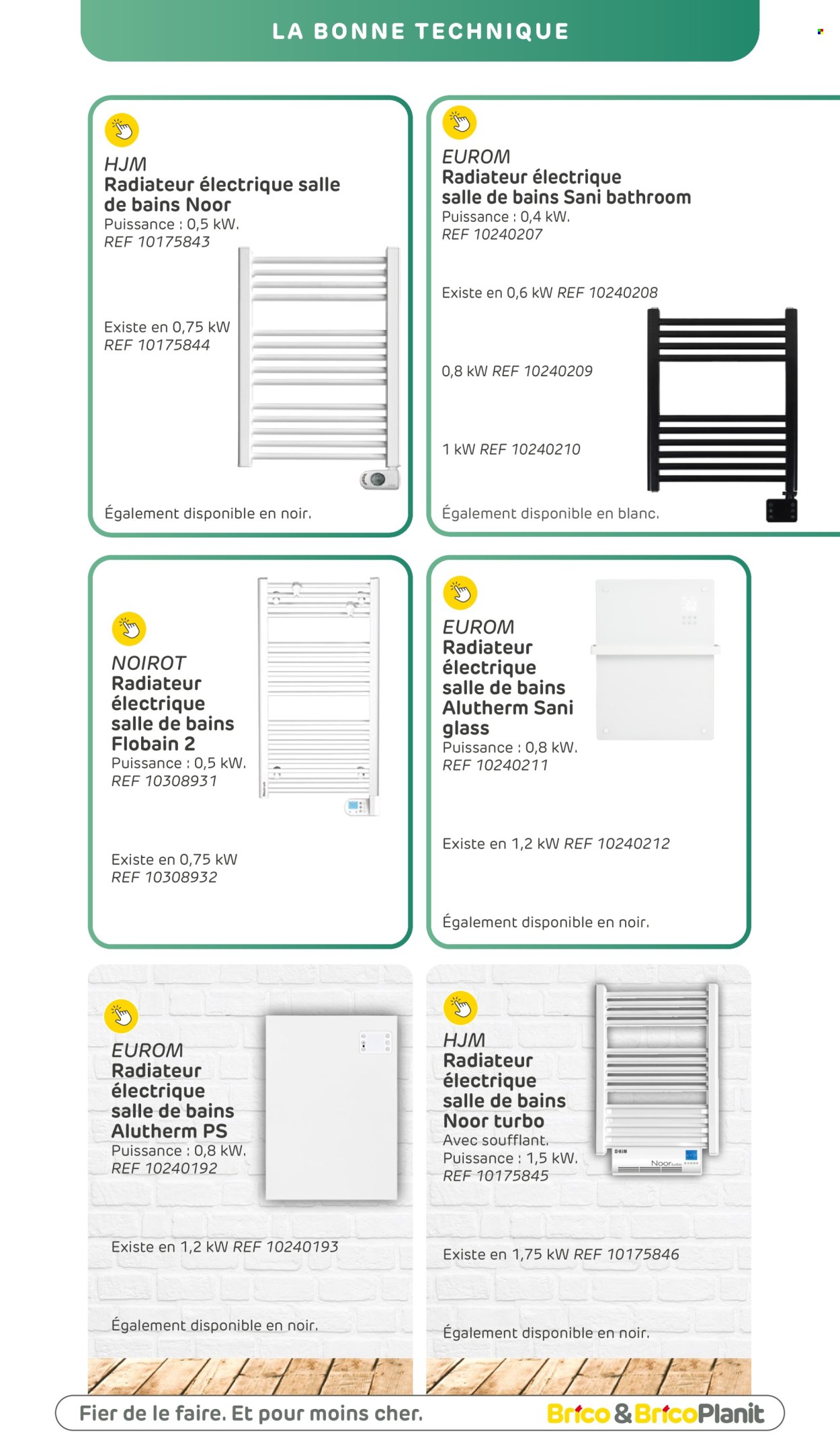 Catalogue Brico. Page 1