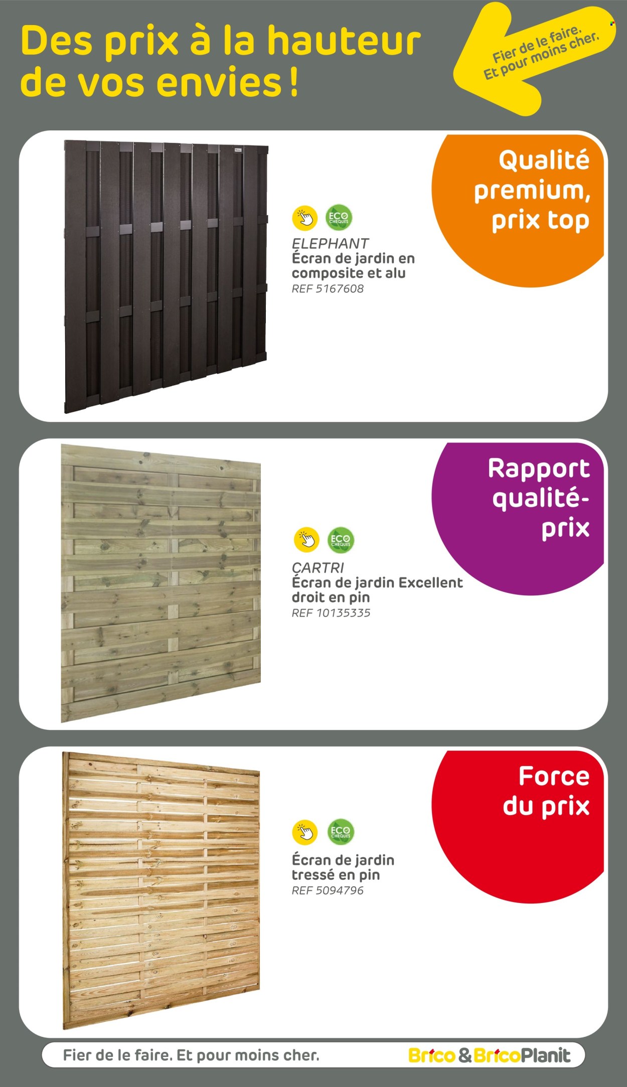 Catalogue Brico. Page 1