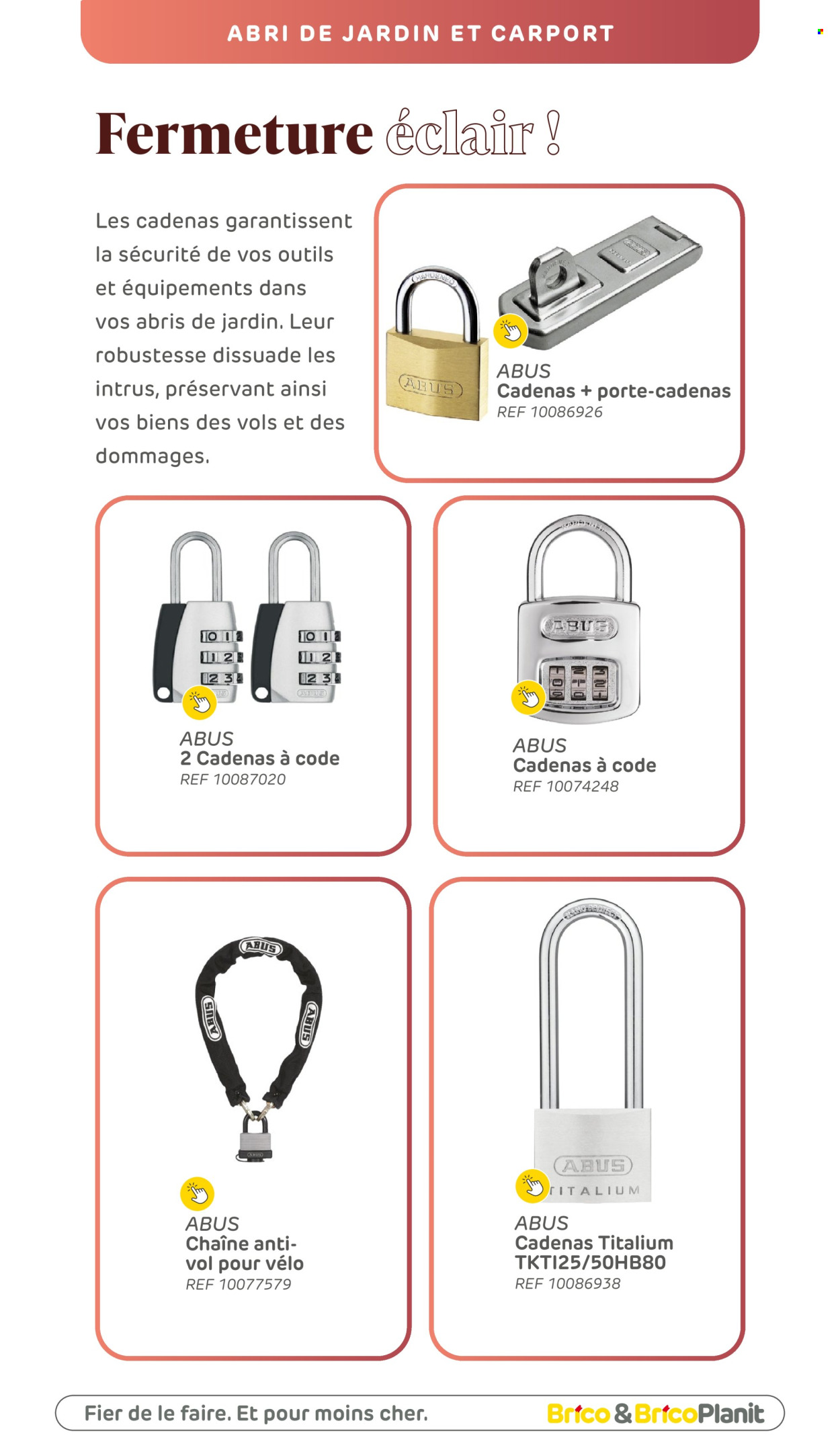 Catalogue Brico. Page 1