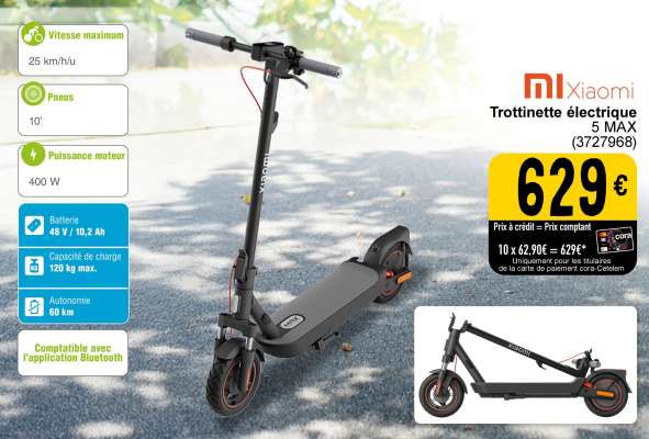 Trottinette électrique 5 MAX