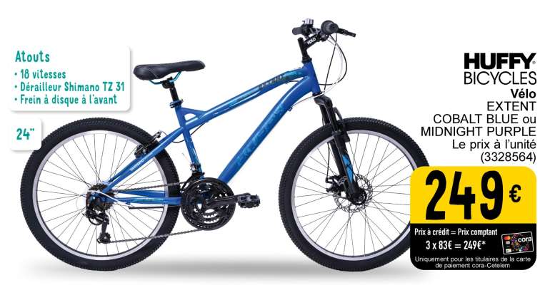 HUFFY BICYCLES Vélo EXTENT