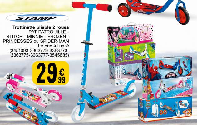 STAMP Trottinette pliable 2 roues
