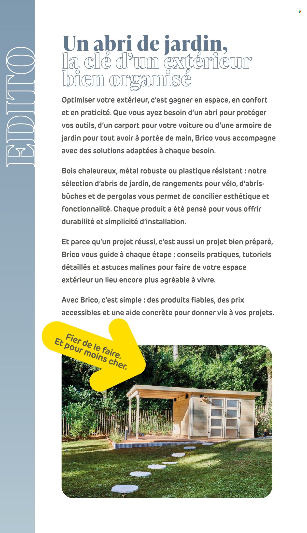 Catalogue Brico. Page 1