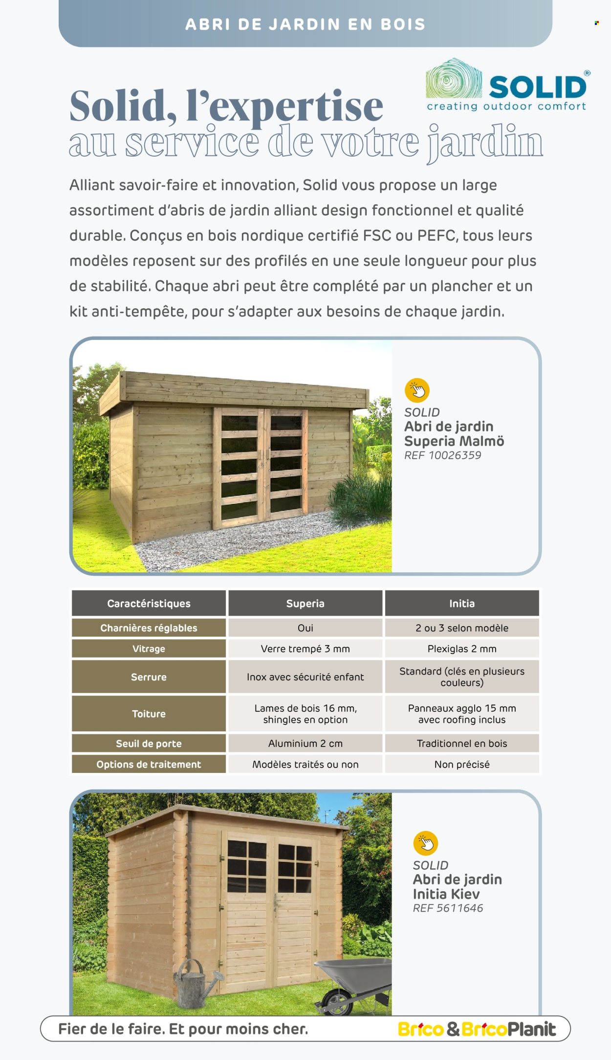 Catalogue Brico. Page 1