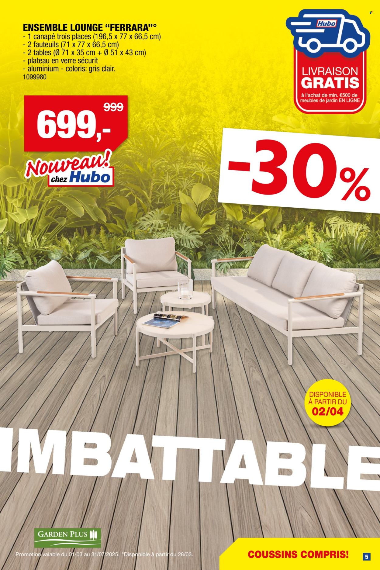 Catalogue Hubo - 26/03/2025 - 31/07/2025. Page 1