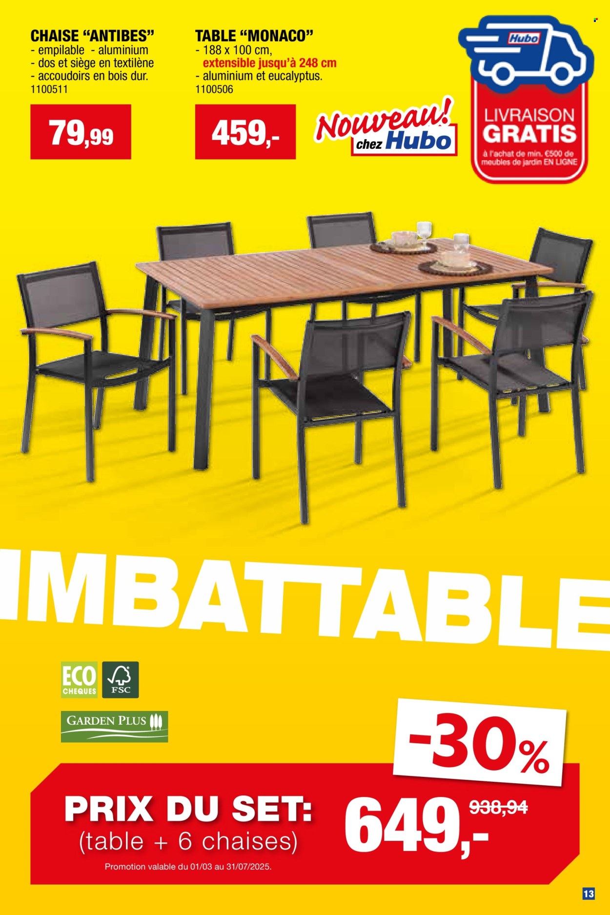 Catalogue Hubo - 26/03/2025 - 31/07/2025. Page 1