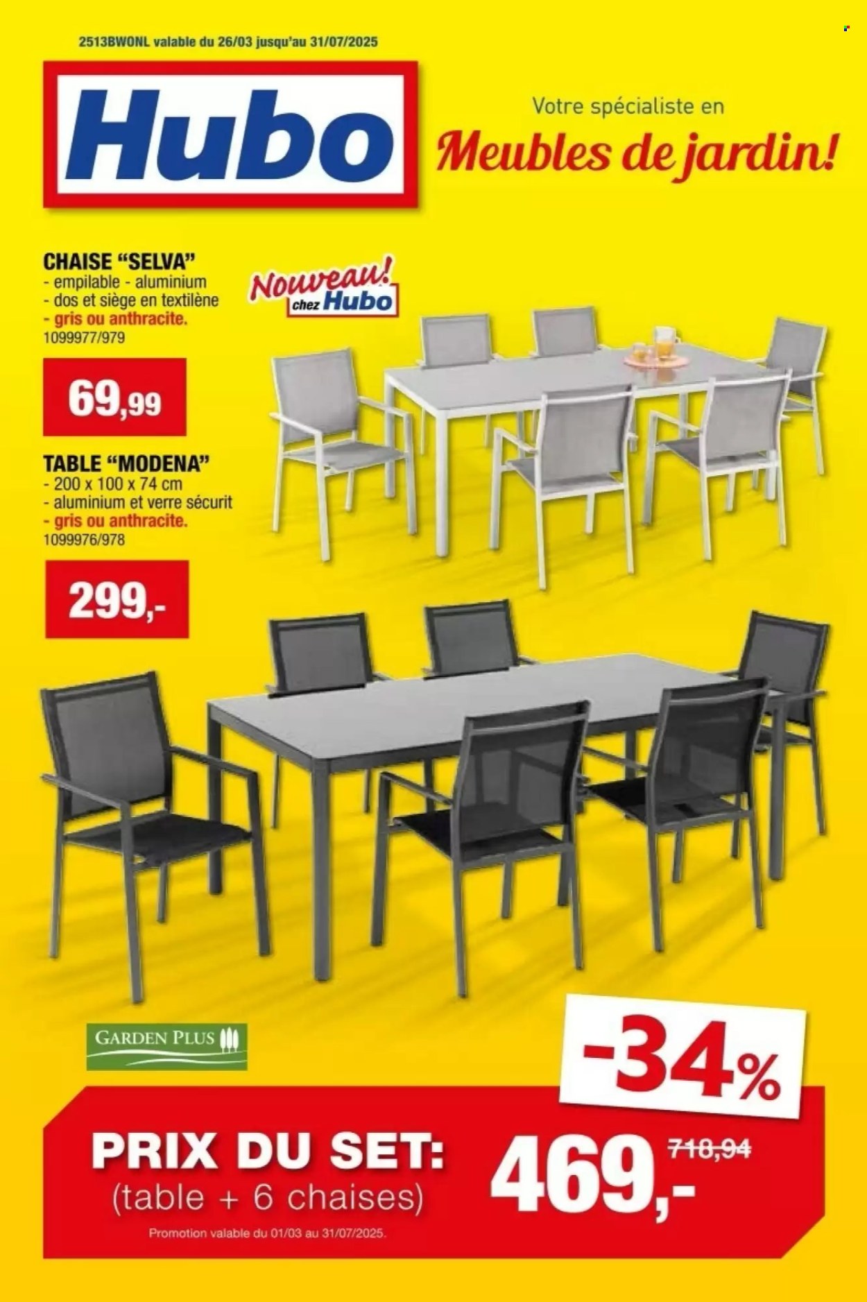 Catalogue Hubo - 26/03/2025 - 31/07/2025. Page 1