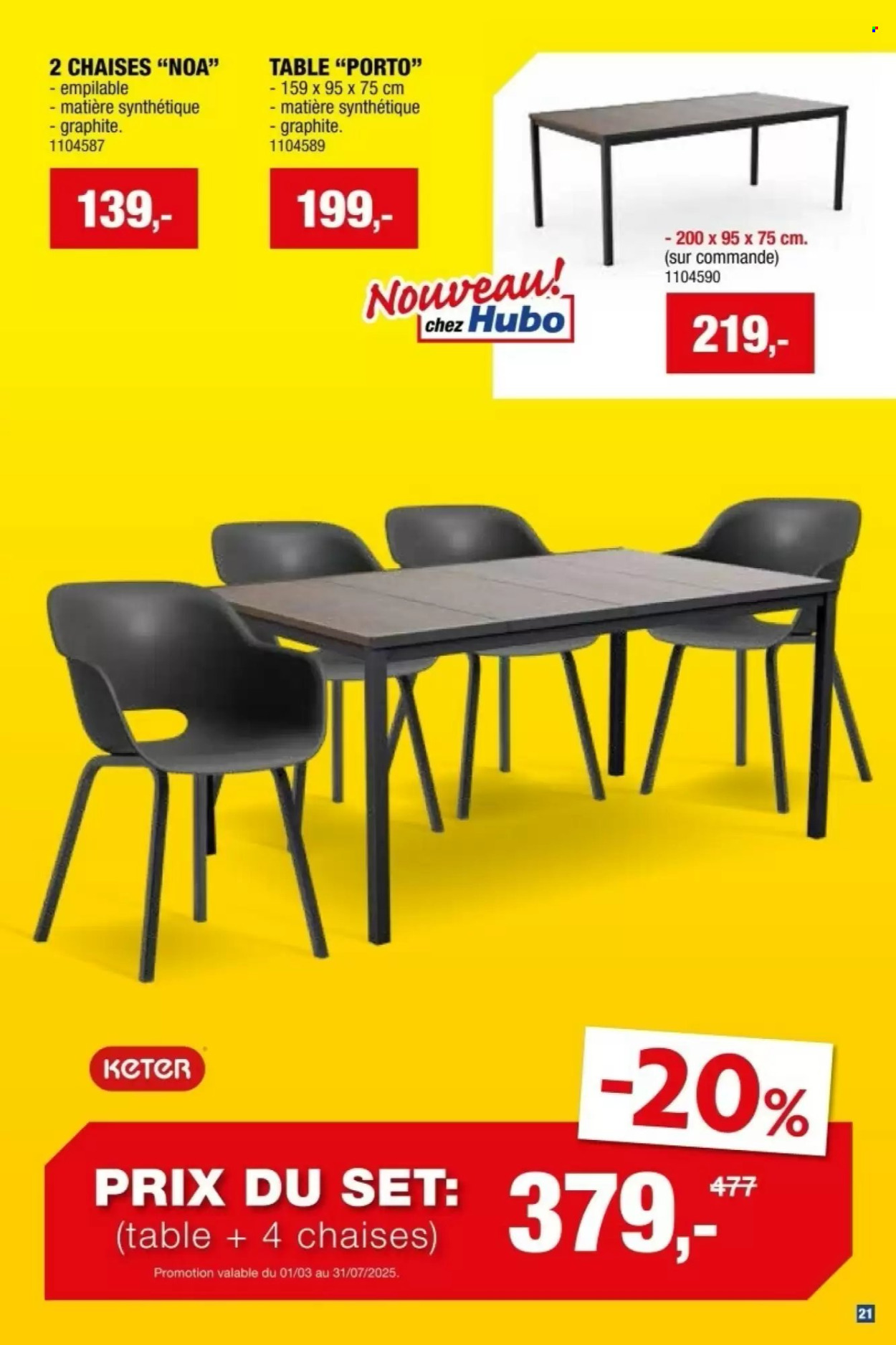 Catalogue Hubo - 26/03/2025 - 31/07/2025. Page 1