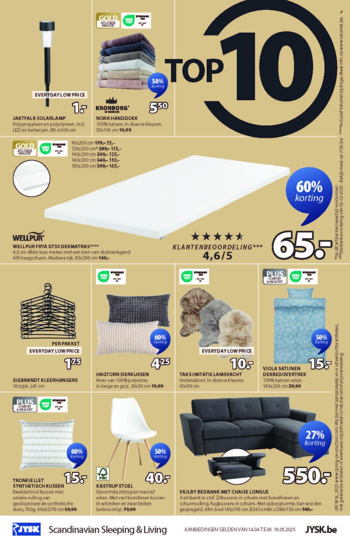 Catalogue JYSK - 14/04/2025 - 18/05/2025. Page 1