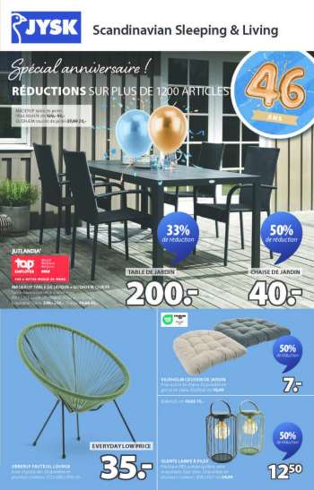 Catalogue JYSK - 14/04/2025 - 18/05/2025.