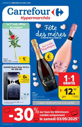 Catalogue Carrefour hypermarkt - 30/04/2025 - 12/05/2025.