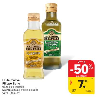 Huile d’olive Filippo Berio