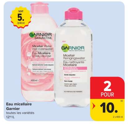 Eau micellaire Garnier