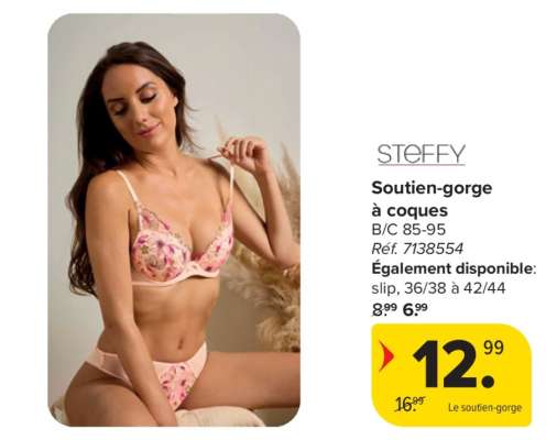 STEFFY Soutien-gorge à coques