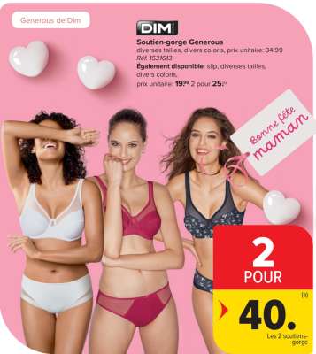 DIM Soutien-gorge Generous
