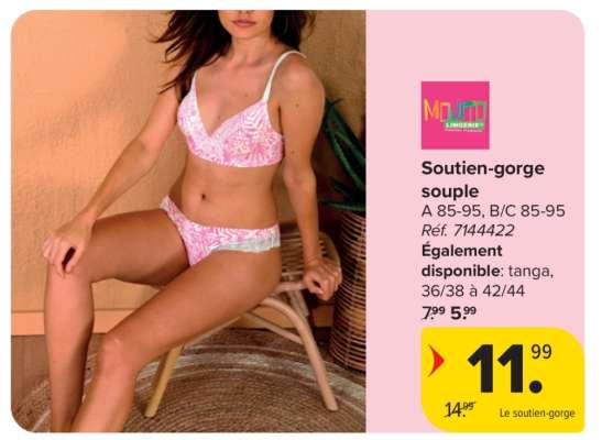Soutien-gorge souple