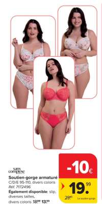 Soutien-gorge armaturé