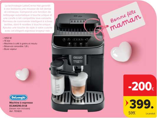 DeLonghi Machine à espresso