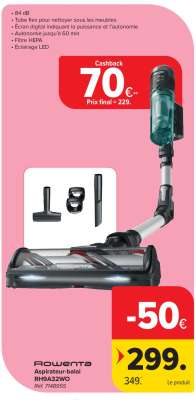 Rowenta Aspirateur-balai RH9832WO
