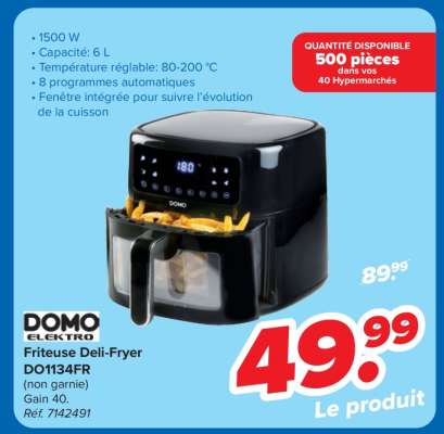 Friteuse Deli-Fryer DO1134FR