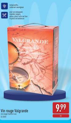 Vin rouge Valgrande