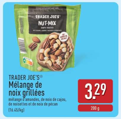 TRADER JOE'S Mélange de noix grillées