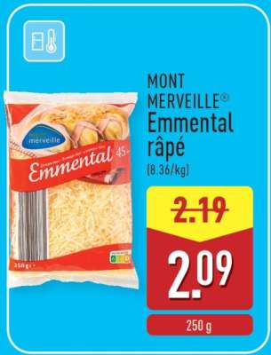 MONT MERVEILLE Emmental râpé