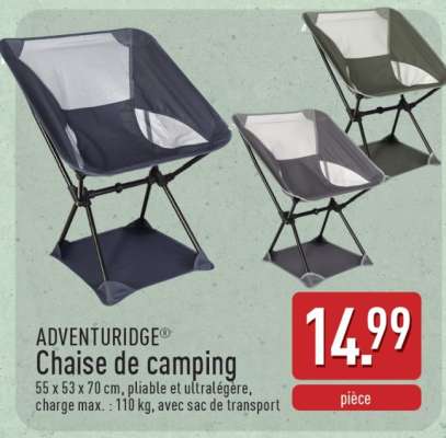 Chaise de camping