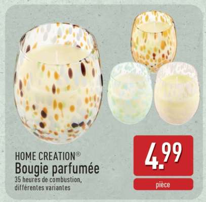 HOME CREATION Bougie parfumée