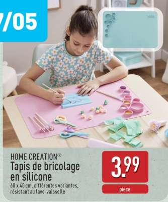 HOME CREATION® Tapis de bricolage en silicone