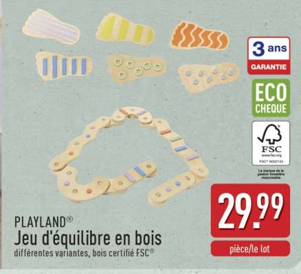 PLAYLAND® Jeu d'équilibre en bois