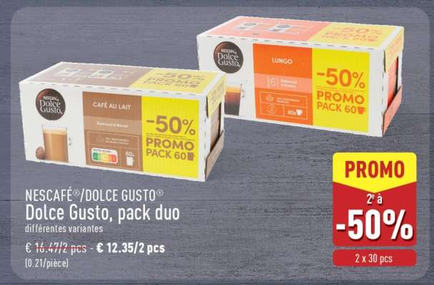 NESCAFÉ®/DOLCE GUSTO® Dolce Gusto, pack duo