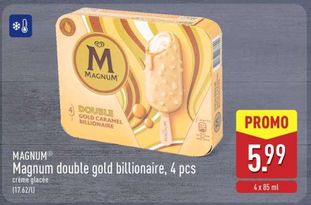 MAGNUM® Magnum double gold billionaire, 4 pcs
