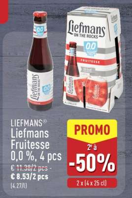 Liefmans Fruitess 0,0%, 4 pcs