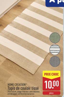 HOME CREATION Tapis de couloir tissé