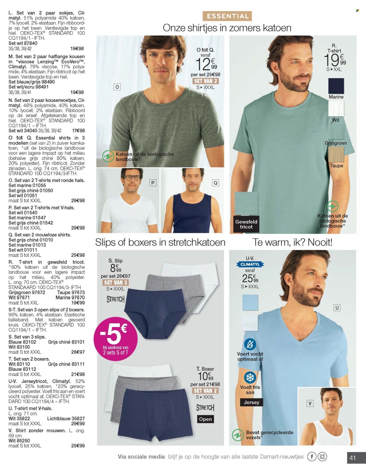 Catalogue Damart. Page 1