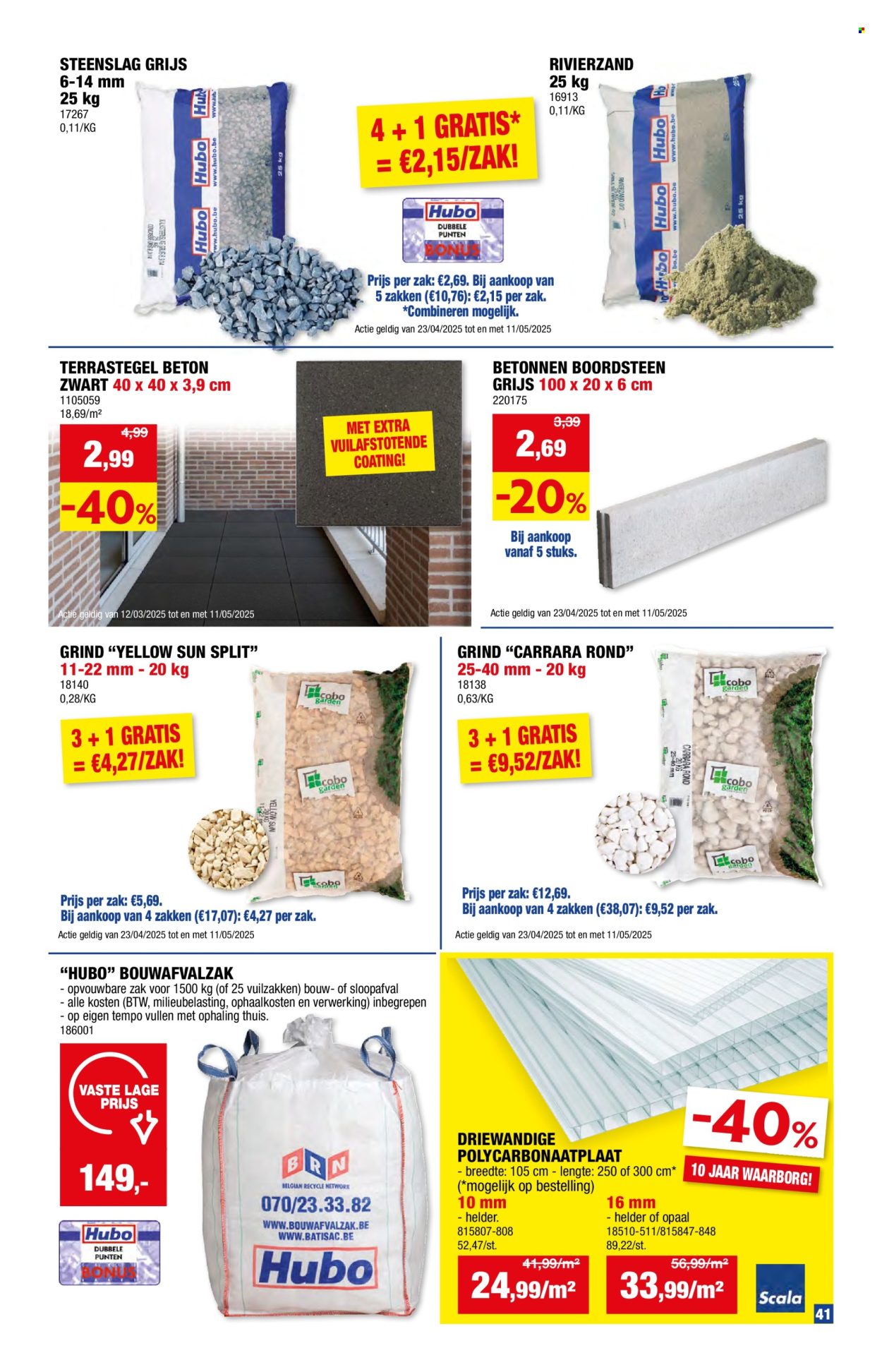 Catalogue Hubo - 30/04/2025 - 11/05/2025. Page 1