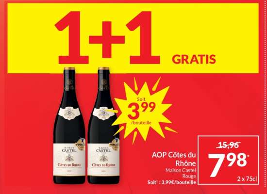 AOP Côtes du Rhône Maison Castel Rouge